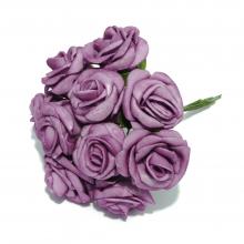 Розы пенка фиолетовые