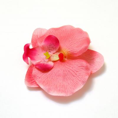 Орхидеи розовые из ткани головки