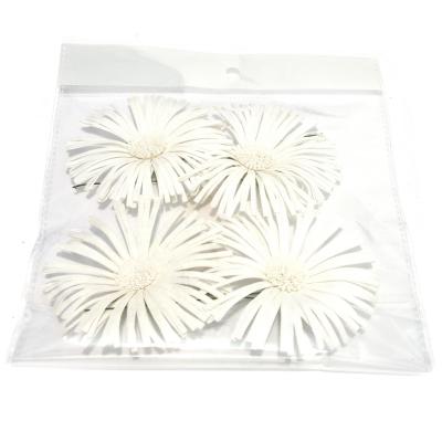 Упаковка головки хризантем белые