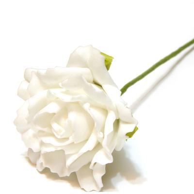 Роза латексная белая