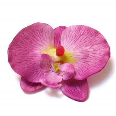 Большая головка орхидеи ткань